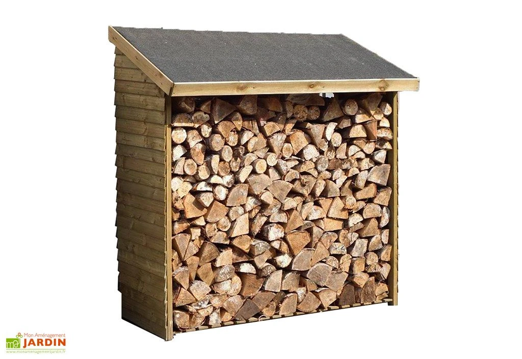 Abri Bûches En Bois (86x188x187) 4 Abri Bûches En Bois (86x188x187) – Image 2