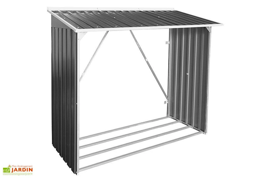 Abri Bûches En Métal Duramax 172 X 64 X 160 Cm 3 Abri Bûches En Métal Duramax 172 X 64 X 160 Cm