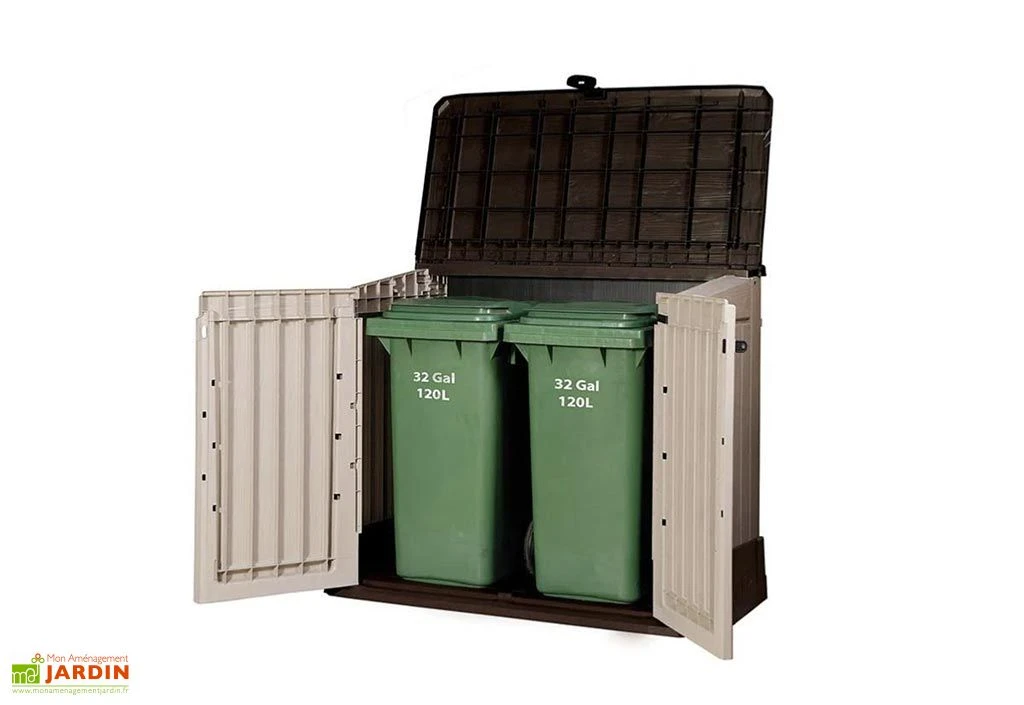 Coffre De Jardin Multifonctions En Résine 1200 L 4 Coffre De Jardin Multifonctions En Résine 1200 L – Image 2