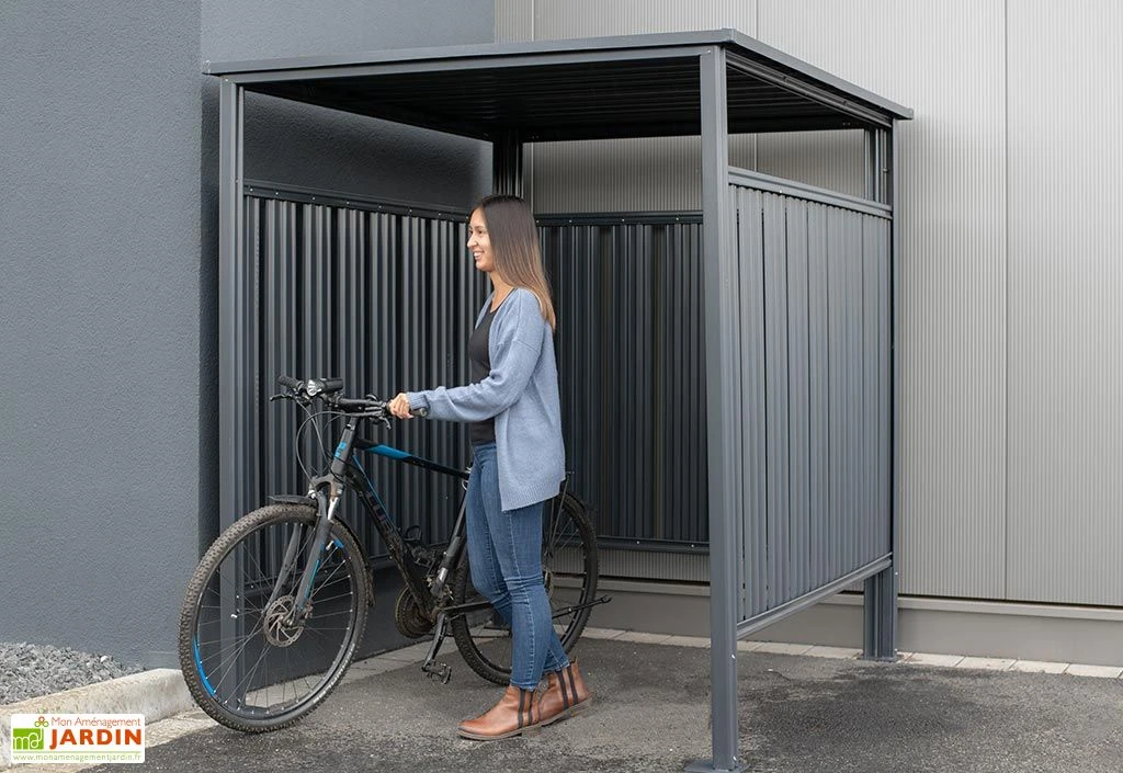 Abri à Vélo En Acier Anthracite 3,6 M² 5 Abri à Vélo En Acier Anthracite 3,6 M² – Image 4