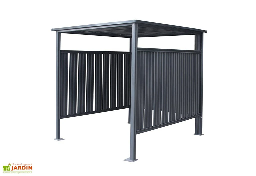 Abri à Vélo En Acier Anthracite 3,6 M² 3 Abri à Vélo En Acier Anthracite 3,6 M² – Image 2
