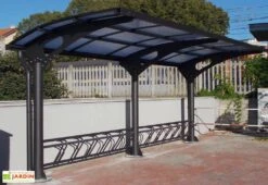 Garantia Soldes 53 Abri à Vélos Pour Collectivités En Acier Galvanisé Et Polycarbonate Larus