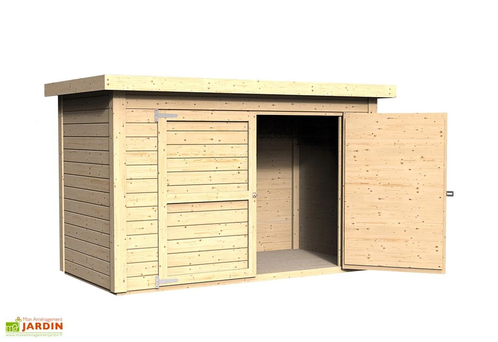 Abri à Vélos En Bois De Sapin Brut Cykel 2,1 M² 5 Abri à Vélos En Bois De Sapin Brut Cykel 2,1 M² – Image 3