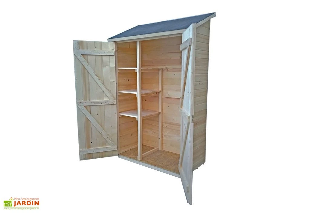 Armoire De Rangement Bois 16mm - 125 X 65 X 206 Cm 6 Armoire De Rangement Bois 16mm - 125 X 65 X 206 Cm – Image 4