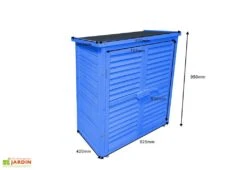 Armoire De Jardin En Bois Lasuré Bleu 87 X 46,5 X 95 Cm 10 Armoire De Jardin En Bois Lasuré Bleu 87 X 46,5 X 95 Cm -Garantia Soldes armoire jardin bois lasure bleu 87 x 46 5 x 95 cm 1