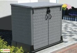 Armoire De Jardin En Résine – 850 L -Garantia Soldes armoire rangement exte rieur 03