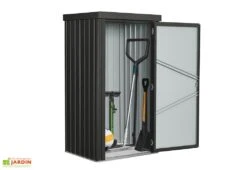 Armoire De Jardin En Acier Galvanisé Azione 81 X 98 X 180 Cm -Garantia Soldes armoire rangement exterieur remise outils