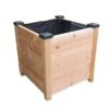 Bac à Fleurs Carré En Bois Douglas Non Traité - Design 2 Bac à Fleurs Carré En Bois Douglas Non Traité - Design -Garantia Soldes bac a fleurs carre bois