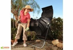 Composteur Rotatif 303L En Polyéthylène Lifetime 10 Composteur Rotatif 303L En Polyéthylène Lifetime -Garantia Soldes bac compost 303 l polyethylene 2