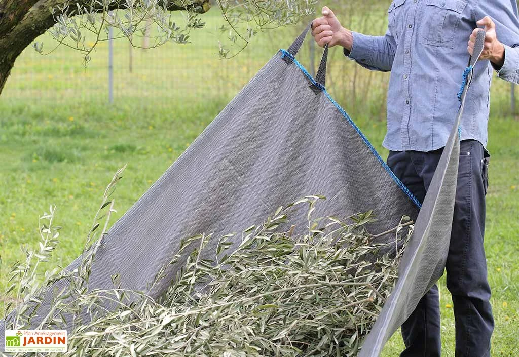 Bâche De Ramassage Avec Poignées En Polypropylène 200 X 500 Cm 4 Bâche De Ramassage Avec Poignées En Polypropylène 200 X 500 Cm – Image 2
