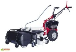 Balayeuse + Bac De Ramassage Pour Porte Outils Thermique P55 -Garantia Soldes balai frontal bacs porte outils thermique multifonctions 190cc p55 1