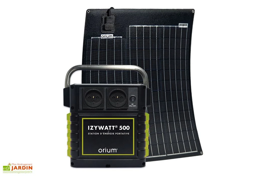 Batterie Nomade Solaire Izywatt 500 + Panneau Monocristallin 50 W 3 Batterie Nomade Solaire Izywatt 500 + Panneau Monocristallin 50 W