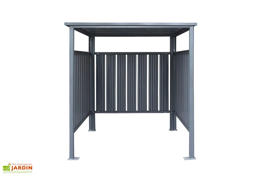 Abri à Vélo En Acier Anthracite 3,6 M² 4 Abri à Vélo En Acier Anthracite 3,6 M² – Image 3