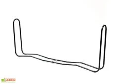 Porte-bûches En Acier Inoxydable – 244 Cm -Garantia Soldes bucher acier 1