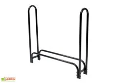 Porte-bûches En Acier Inoxydable Avec Housse En Polyester – 126 Cm -Garantia Soldes bucher en acier