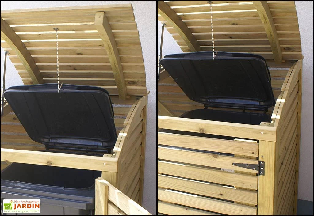 Cache-Poubelle Simple En Pin Autoclave Swing E (88x75x137cm) 5 Cache-Poubelle Simple En Pin Autoclave Swing E (88x75x137cm) – Image 3