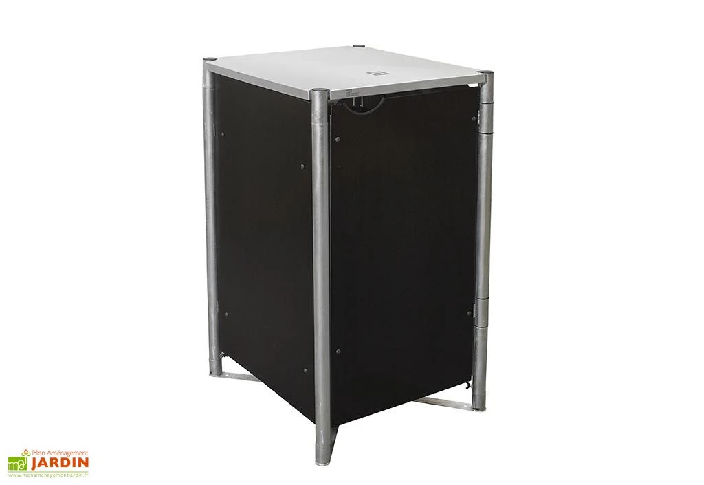 Cache-poubelle Simple En Acier Et Composite Aluminium 69 X 80 X 115 Cm 3 Cache-poubelle Simple En Acier Et Composite Aluminium 69 X 80 X 115 Cm