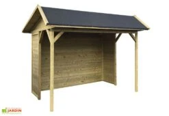 Solid Abri De Jardin En Bois Traité Ronsburg 19 Mm - 6 M²