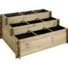 Carré Potager à 3 Étages (100 X 120 X 54 Cm) -Garantia Soldes carre potager bois 434