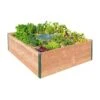 Carré Potager En Bois Avec Composteur Keyhole Garden 120 X 115 Cm -Garantia Soldes carre potager bois composteur douglas 7 1