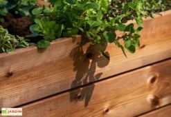 Carré Potager En Bois Autoclave Sur Pieds 80 X 80 Cm H. 88 Cm - Rezekne -Garantia Soldes carre potager bois sur pieds ekju 253394