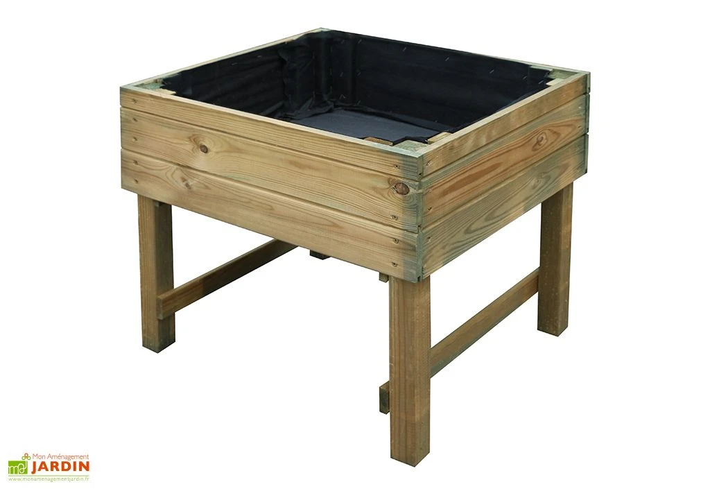 Carré Potager En Bois Pour Enfant 60 X 50 X 50,5 Cm 4 Carré Potager En Bois Pour Enfant 60 X 50 X 50,5 Cm – Image 2
