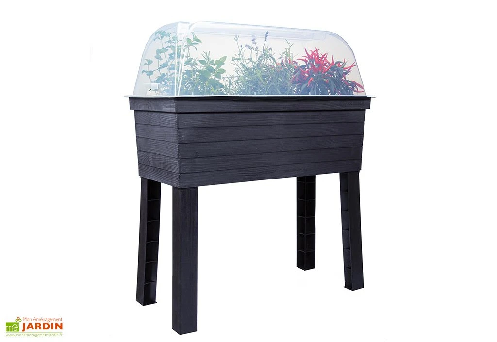 Garantia Carré Potager Sur Pieds Modulable En Polyéthylène Urban 37 X 75 Cm 3 Garantia Carré Potager Sur Pieds Modulable En Polyéthylène Urban 37 X 75 Cm