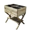 Carré Potager Sur Pieds En Bois Traité Mara – 120 Litres -Garantia Soldes carre potager sur pieds en bois