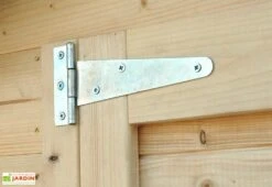 Abri à Vélos En Bois De Sapin Brut Cykel 2,1 M² 12 Abri à Vélos En Bois De Sapin Brut Cykel 2,1 M² -Garantia Soldes charniere abri velos bois sapin cykel