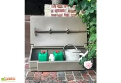 Coffre De Jardin Avec Poignées – 50 L 13 Coffre De Jardin Avec Poignées – 50 L -Garantia Soldes coffre jardin 50l taupe ex