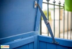 Coffre De Rangement En Bois Lasuré Bleu 127 X 55 Cm 9 Coffre De Rangement En Bois Lasuré Bleu 127 X 55 Cm -Garantia Soldes coffre jardin bois lasure bleu 127 x 55 cm 1