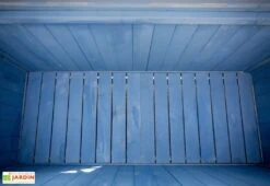 Coffre De Rangement En Bois Lasuré Bleu 127 X 55 Cm 10 Coffre De Rangement En Bois Lasuré Bleu 127 X 55 Cm -Garantia Soldes coffre jardin bois lasure bleu 127 x 55 cm 2