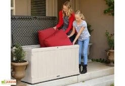 Lifetime Coffre De Rangement Extérieur En Résine 439 L 10 Lifetime Coffre De Rangement Extérieur En Résine 439 L -Garantia Soldes coffre rangement jardin resine lifetime