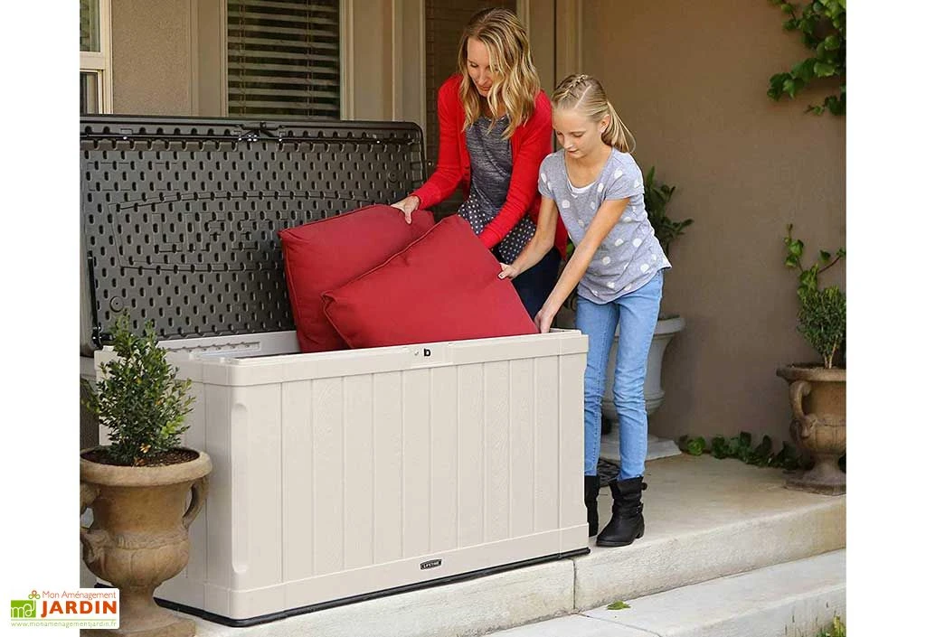 Lifetime Coffre De Rangement Extérieur En Résine 439 L 6 Lifetime Coffre De Rangement Extérieur En Résine 439 L – Image 4