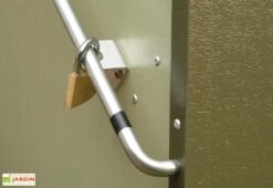 Coffre De Rangement Métal Storeguard Vert (196x89x113) -Garantia Soldes coffre rangement metal jardin trimetals vert