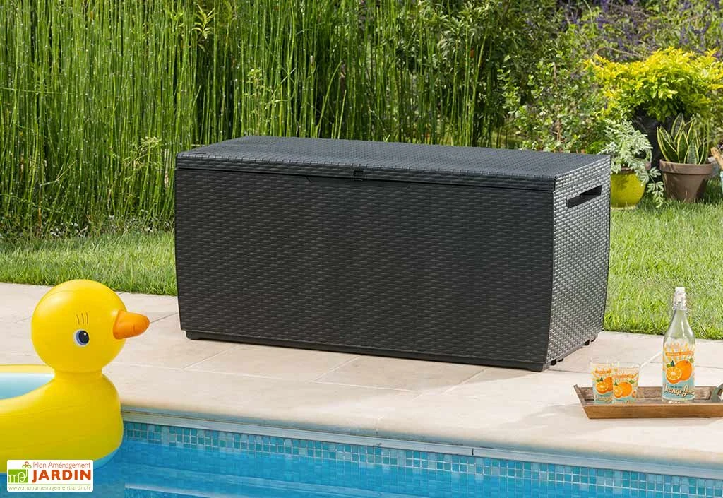 Keter Coffre De Rangement En Résine Tressée Tropic 302L 4 Keter Coffre De Rangement En Résine Tressée Tropic 302L – Image 2