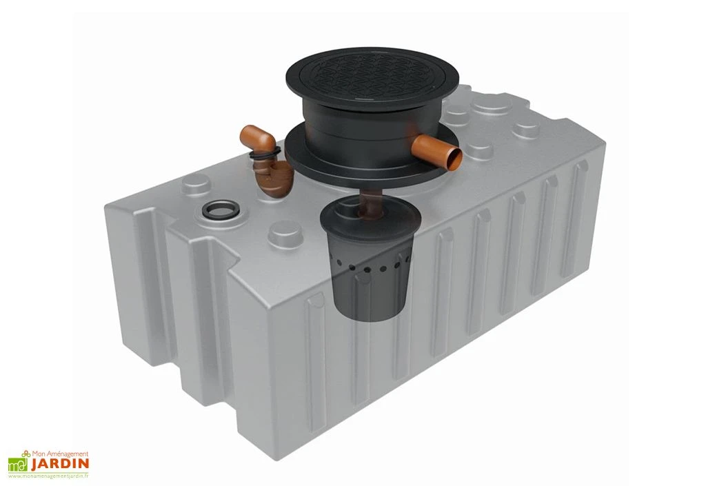 Cuve De Récupération D’eau De Pluie Enterrée – 2000 L Plate 7 Cuve De Récupération D’eau De Pluie Enterrée – 2000 L Plate – Image 5