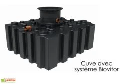 Cuve De Récupération D’eau De Pluie Enterrée – 3000 L Plate -Garantia Soldes cuve recuperateur eau pluie enterree plat greenlife 3000l biovitor