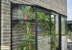 Halls Serre De Jardin Adossée En Verre Trempé Qube Lean-to 26 – 1,2 M² 10 Halls Serre De Jardin Adossée En Verre Trempé Qube Lean-to 26 – 1,2 M² -Garantia Soldes detail serre jardin murale verre