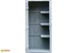 Ensemble De Meubles De Jardin En Bois Lasuré Bleu (4 Pièces) -Garantia Soldes ensemble meubles jardin bois lasure bleu 4 pieces 7