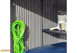 Lifetime Armoire De Jardin En Résine Effet Bois - 2,1 M² -Garantia Soldes etagere interieur armoire jardin lifetime