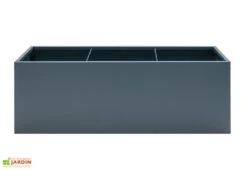 Jardinière Rectangulaire En Métal Thermolaqué Gris Anthracite 13 Jardinière Rectangulaire En Métal Thermolaqué Gris Anthracite -Garantia Soldes face jardiniere hg