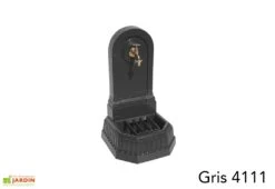 Fontaine De Jardin Murale En Fonte Citadine + Robinet -Garantia Soldes fontaine jardin fonte dommartin citadine gris 4111