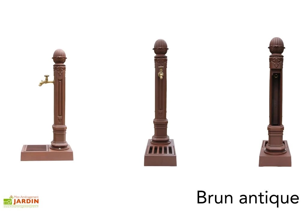 Fontaine De Jardin En Fonte Borne Centrale Griffon Avec Vasque 3 Fontaine De Jardin En Fonte Borne Centrale Griffon Avec Vasque – Image 2