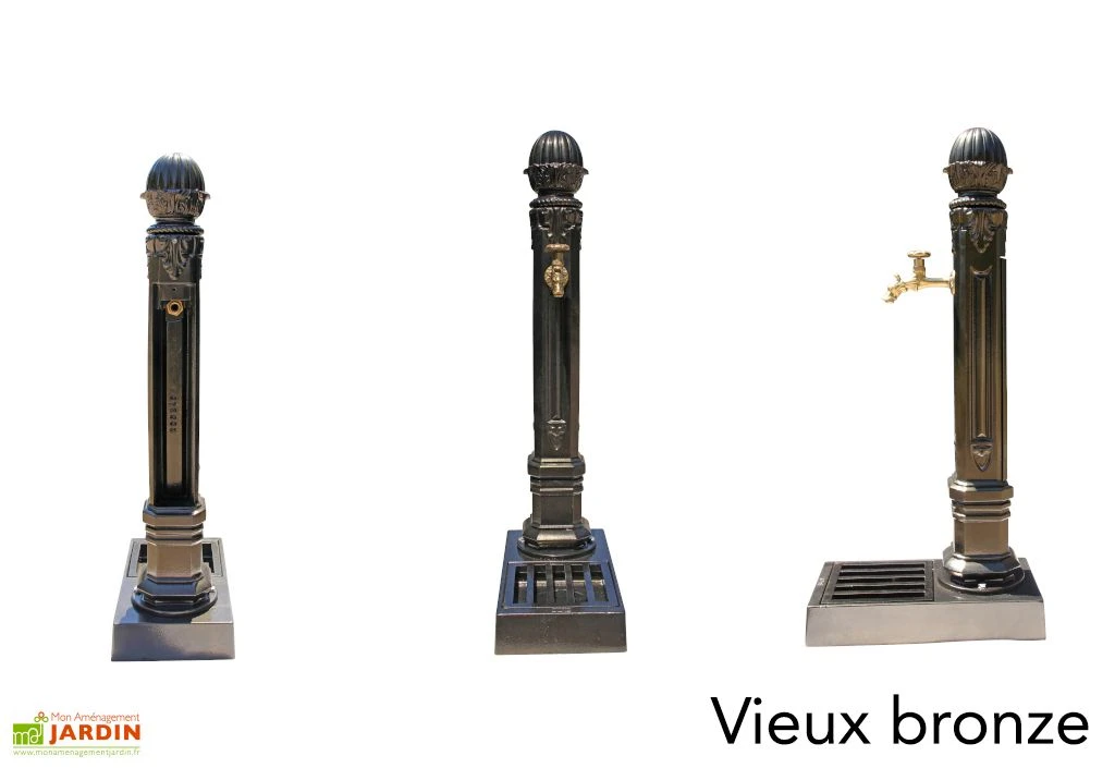 Fontaine De Jardin En Fonte Borne Centrale Griffon Avec Vasque 5 Fontaine De Jardin En Fonte Borne Centrale Griffon Avec Vasque – Image 4