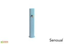 Fontaine De Jardin En Fonte Borne Centrale Pixel -Garantia Soldes fontaine jardin fonte dommartin pixel bleu senoual