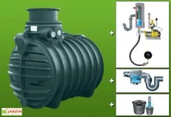 Cuve Recuperateur Eau Clever M 3400 L -Garantia Soldes g0001367 01