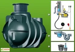 Cuve Recuperateur Eau Clever A 2000 L -Garantia Soldes g0001553 01