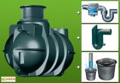 Kit Cuve Recuperateur Eau Enterree 2000 L -Garantia Soldes g0002244
