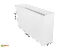 Jardinière En Béton Fibré 100 X 80 Cm– Terrace 100 -Garantia Soldes jardinie re rectangulaire be ton fibre 02